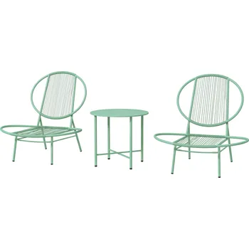 Zahradní sestava Ocelový zahradní nábytek | zelený