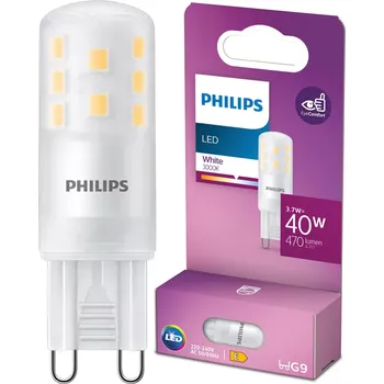Osvětlení LED žárovka LED G9 kapsule 3.7W = 40W 470lm 3000K Teplá 320° Philips