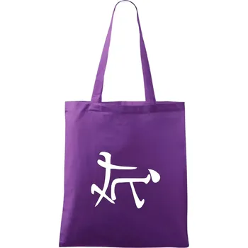 Čínský symbol - soulož - Taška bavlněná - 42 x 38 cm ( Fialová )