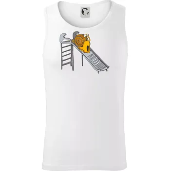 To bude ale drsný nářez (Pecka Design) - Tílko pánské Core - XL ( Bílá )