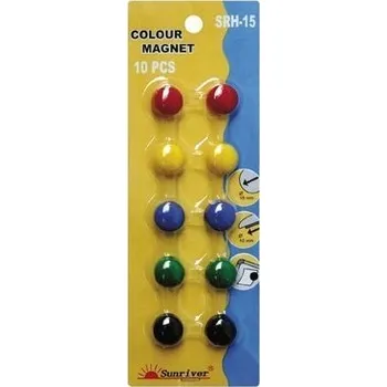 Dekorativní magnet Magnety na tabuli Argo 607061 15 mm 10 kusů