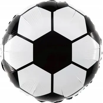 Balónek Fóliový balónek "Fotbalový míč", PartyPal, 45 cm, kulatý