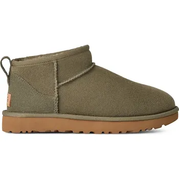Dámská zimní obuv Semišové sněhule UGG Classic Ultra Mini zelená barva, 1116109.MMP 97X, EUR 37