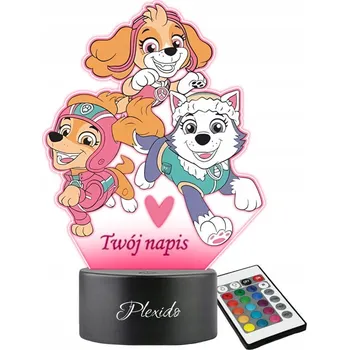 Lampička Plexido vícebarevná Noční lampa