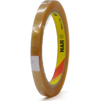 Lepicí páska NAR Balicí páska POLINAR solvent varianta: 15 mm x 66 m - průhledná