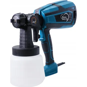 Stříkací pistole ELEKTRICKÁ STŘÍKACÍ PISTOLE HVLP PRO MALOVÁNÍ 1,8mm 600W 1000ml