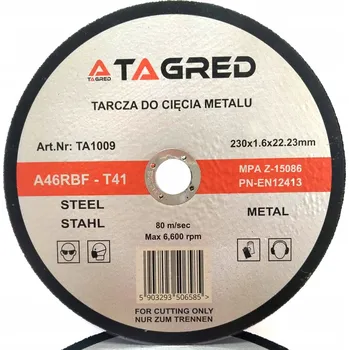 Řezný kotouč Řezací kotouč na kov Tagred TA1009 230 x 22,2 mm