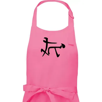 Kuchyňská zástěra Čínský symbol - soulož - Pánská zástěra na vaření - Univerzální velikost ( Růžová )