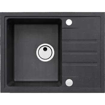 Granitový dřez Jednokomorový granitový dřez Alveus Intermezzo černý