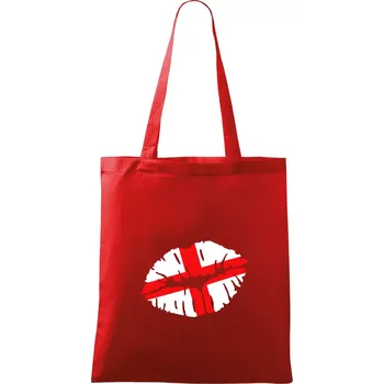 England kiss - Taška bavlněná - 42 x 38 cm ( Červená )