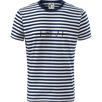 Pánské oblečení Ekg zvukař - mixpult - Triko na vodu - XL ( Prouhovaná )