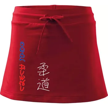 Dámská sukně Judo Czech - Sportovní sukně - two in one - L ( Červená )