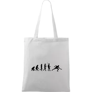 Evoluce stolní tenis - Taška bavlněná - 42 x 38 cm ( Bílá )