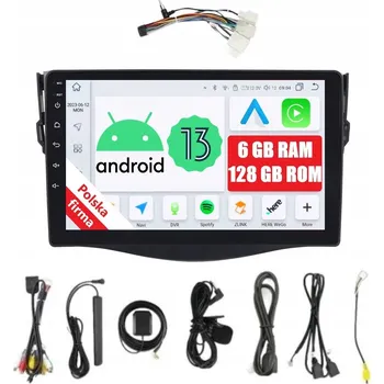 Auto Hi-Fi 2DIN AUTORÁDIO S NAVIGACÍ ANDROID TOYOTA RAV4 3 III 6/128 GB DSP CARPLAY LTE