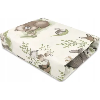 Prostěradlo PROSTĚRADLO 70X140 S GUMOU DO POSTÝLKY BÉŽOVÁ LES