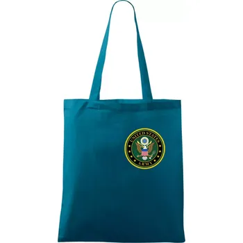 United States Army barevné - Taška bavlněná - 42 x 38 cm ( Petrolejová )