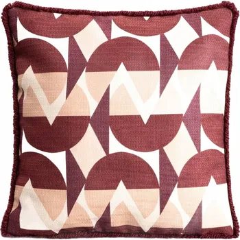 Povlak na dekorativní polštářek Povlak na polštář CHERRY CHIC bordó / béžový 749063