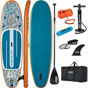 Paddleboard Nafukovací paddleboard Aqua Marina Pure Air Tropic 10'2" + Záchranná vesta