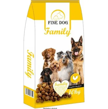 Krmivo pro psa FINE DOG Family granule pro psy s KUŘECÍM 10kg
