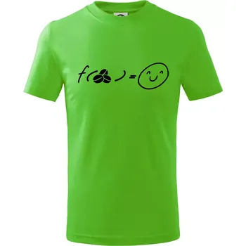 Matematická funkce - káva - Tričko dětské bavlněné - 98 cm / 2 roky ( Apple Green )