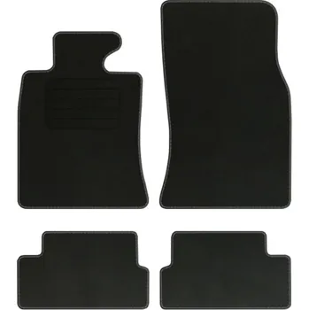 autokoberec Velurové autokoberce s upevněním v sadě Edecor