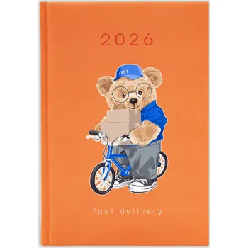 Kalendář Knižkový kalendář 2026 A5 FunnyCase modrý