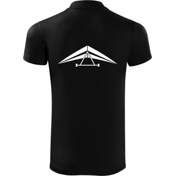 Pánská košile Rogalo jednoduché - Polokošile Victory sportovní (dresovina) - 2XL ( Černá )