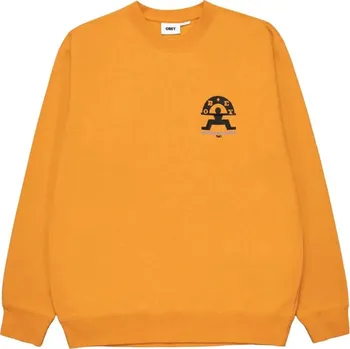 Dámská mikina Mikina Obey Haus Musik Crew sweatshirt 112480135-sdl Velikost L