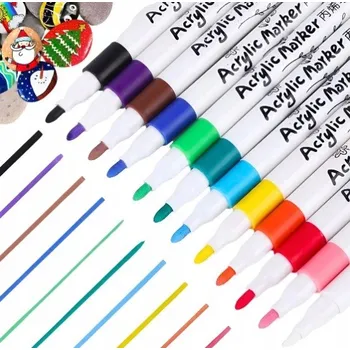 Fixy akrylowe fixy fixy 24 ks, 0,7 mm