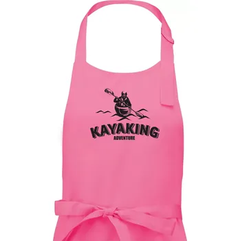 Kuchyňská zástěra Kayaking adventure - Pánská zástěra na vaření - Univerzální velikost ( Růžová )