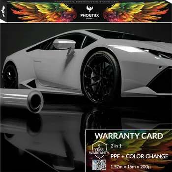 Polep vozidla Fólie PPF Phoenix Protect Změna Barvy Auta Lesklá Nardo Šedá 152cmx16m