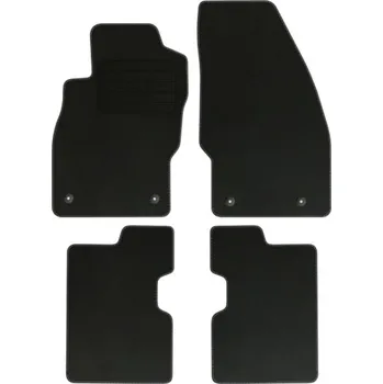 autokoberec Velurové autokoberce s upevněním v sadě Edecor