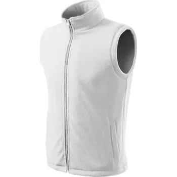 Next fleece vesta unisex bílá S