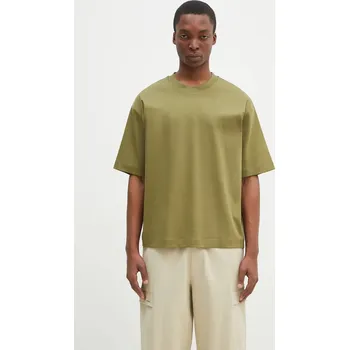 Bavlněné tričko Pangaia 10002012 zelená 78X, vel. M