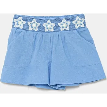 Dětské bavlněné šortky United Colors of Benetton 47JKG902U.P.Seasonal modrá 50X, vel. 116