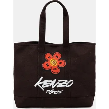 Bavlněná taška Kenzo 43 x 34 cm FF68SA911F36 hnědá 89X, vel. ONE SIZE