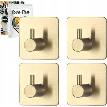 Věšák Háček bez vrtání Lova Nest zlatý