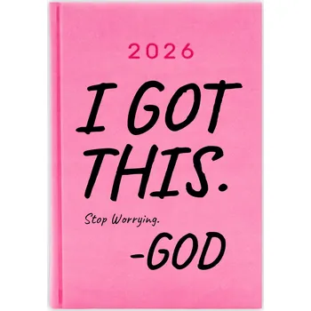 Kalendář Knižkový kalendář 2026 A5 růžový