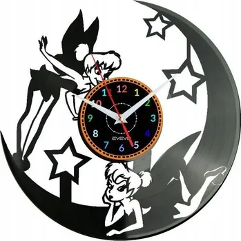 Hodiny Zvonilka Víla Nástěnné Hodiny Vinylová Deska Moderní Dekorativní Na Stěnu