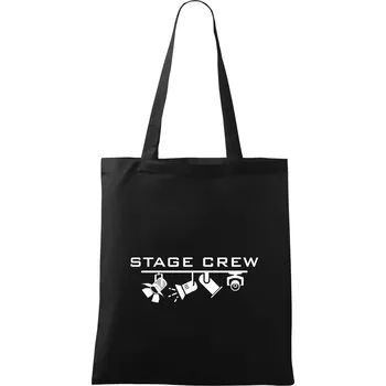Nákupní taška Osvětlovač - stagecrew - Taška bavlněná - 42 x 38 cm ( Černá )