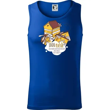 Včela - 1000 květů - Tílko pánské Core - XL ( Královská modrá )