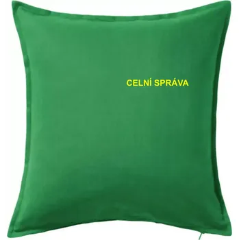 Polštář Celní správa - Polštář 50x50 - 50x50 - Pouze potah ( Středně zelená )