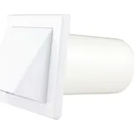 HACO Mřížka větrací gravitační bílá - klapka | 150x150 mm, GK/100