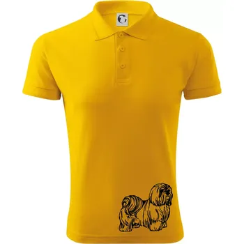 Pánská košile Shih-tzu - chlupatý - Polokošile pánská Pique Polo 203 - L ( Žlutá )
