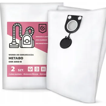 Sáček do vysavače 2x SÁČEK do VYSAVAČE Metabo SHR 2050 M Syntetický Flísový SÁČKY G9