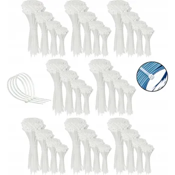 Stahovací páska Stahovací pásky, bílé stahovací pásky4,8 mm 3200 ks