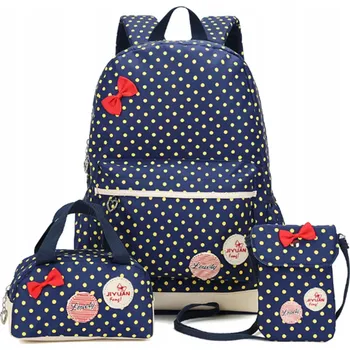 Školní batoh Školní batoh K&M s více přihrádkami modrý, růžový