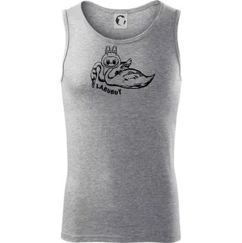 Labubuť - Tílko pánské Core - 2XL ( Tmavě šedý melír )