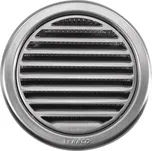 HACO Mřížka nerezová větrací kruhová se síťovinou | 125x125 mm