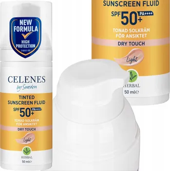 Přípravek na opalování Opalovací krém CELENES by Sweden Herbal 50 SPF 50 ml